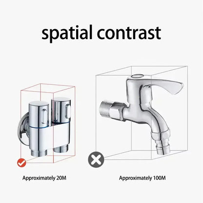 Dual-Control Handheld Bidet Sprayer and Angle Valve Set – product image 8