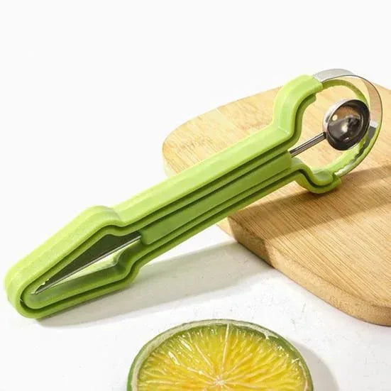 3-in-1 Stainless Steel Melon Baller and Fruit Tool Set – product image 5