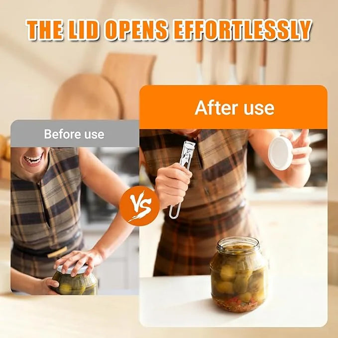 Adjustable Stainless Steel Jar and Bottle Opener – product image 2