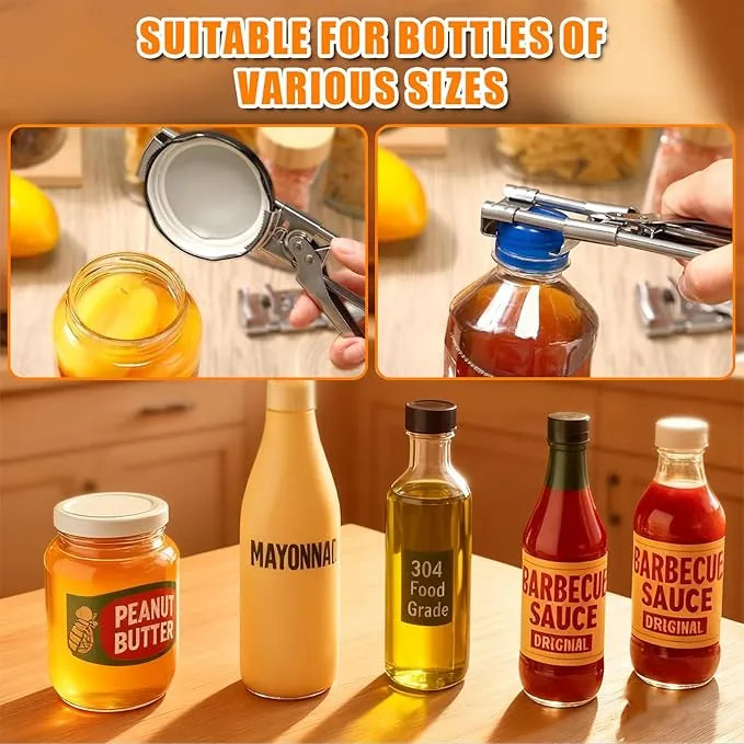 Adjustable Stainless Steel Jar and Bottle Opener – product image 7