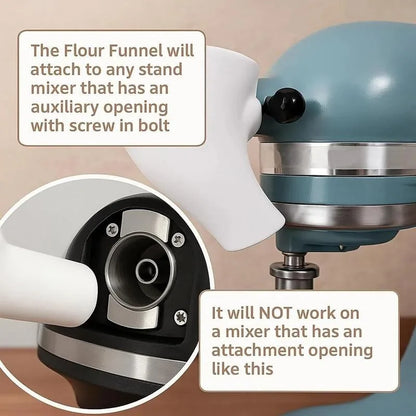 Stand Mixer Flour Funnel Attachment – product image 5