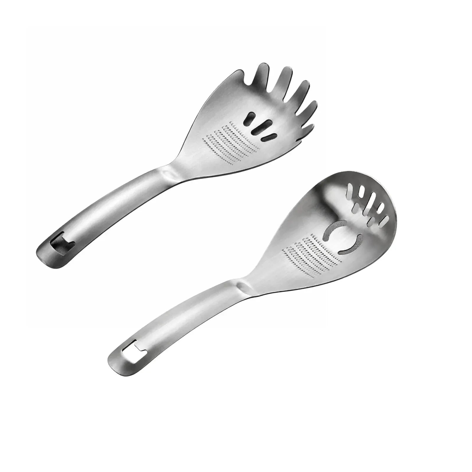 2-Piece Stainless Steel Straining and Mashing Spoon Set – product image 1