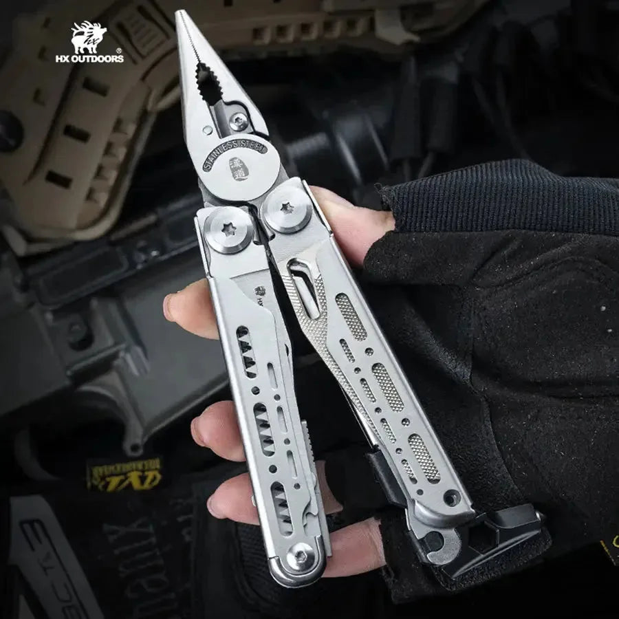 Portable Multi-Tool Pliers with Knife and Screwdrivers – product image 2