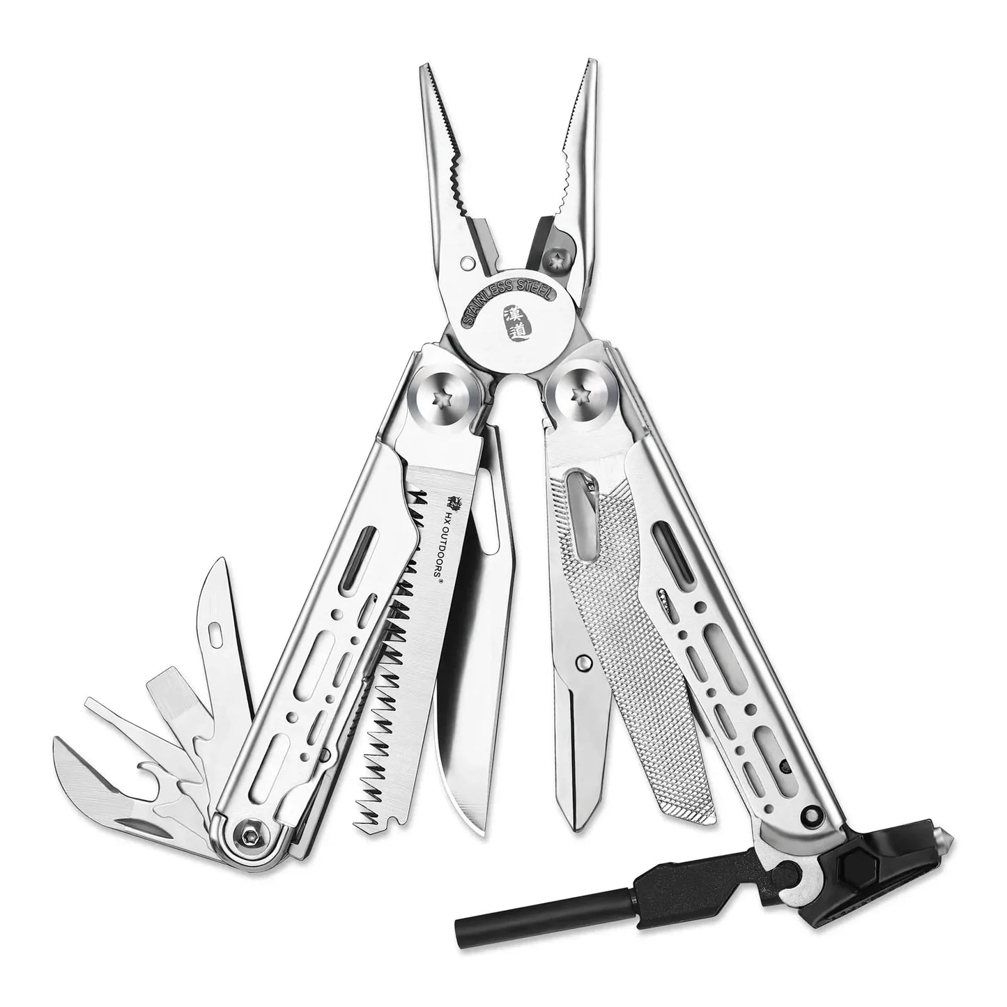 Portable Multi-Tool Pliers with Knife and Screwdrivers – product image 8