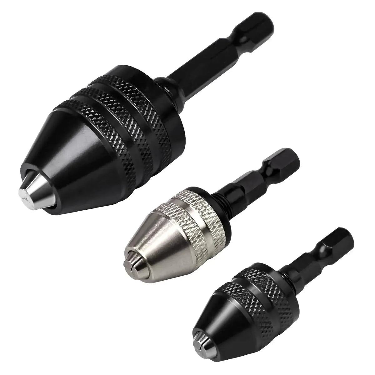 2-Piece Keyless Mini Drill Chuck Adapter Set – product image 4