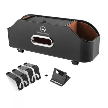 Car Headrest-Mounted Multifunction Storage Tray – product image 1