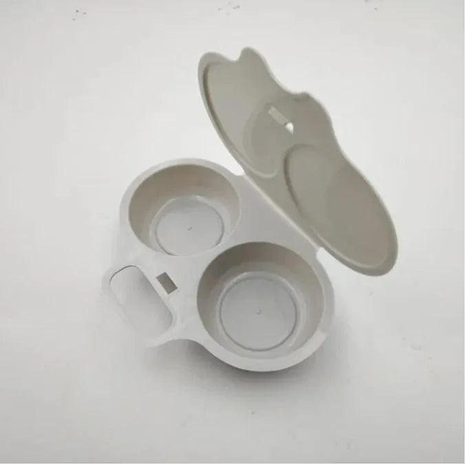 2-Piece Microwave Egg Poacher with Lid and Handle – product image 7
