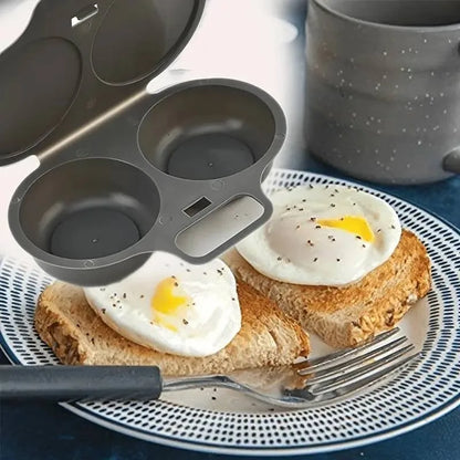 2-Piece Microwave Egg Poacher with Lid and Handle – product image 8