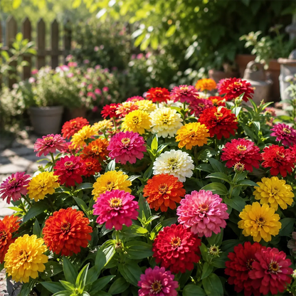 Mixed Zinnia Seeds – 600-Seed Three-Pack – product image 5