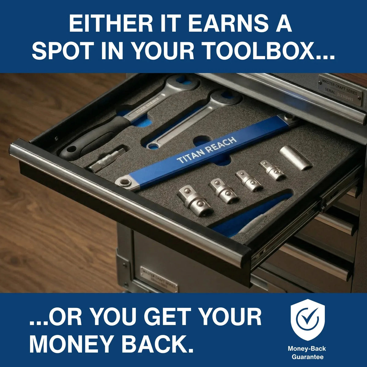 Offset Ratchet Extension Wrench Set – product image 3