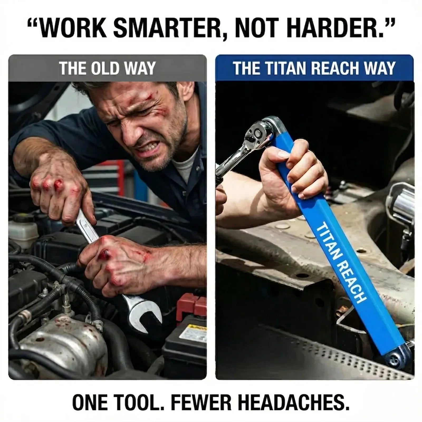 Offset Ratchet Extension Wrench Set – product image 4