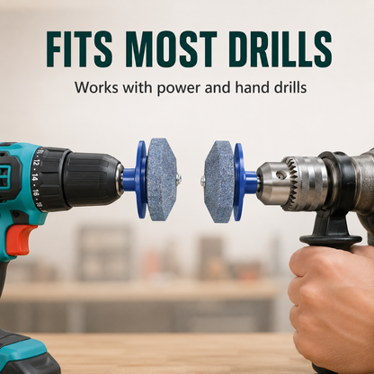 Lawn Mower Blade Sharpener Drill Attachment Set – image 6