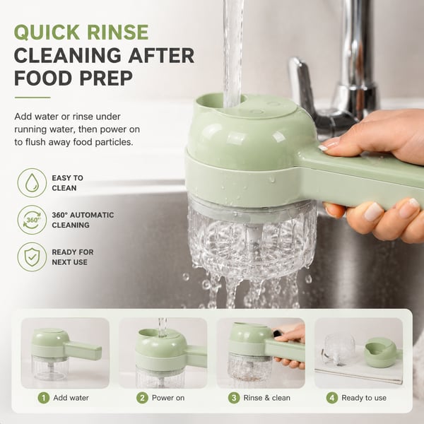 Handheld Electric Vegetable Slicer and Chopper – image 5