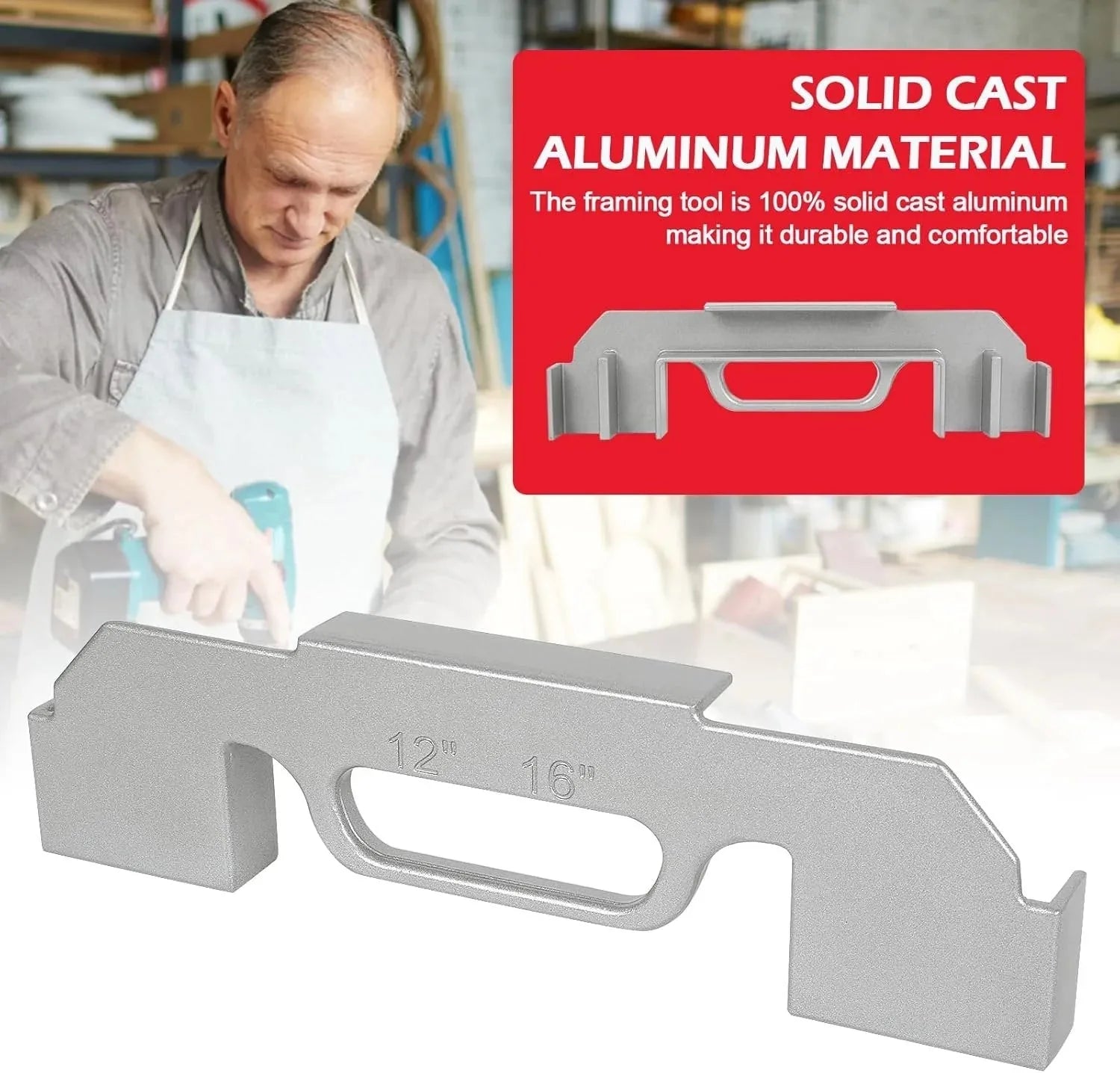 12/14/16-Inch On-Center Stud Framing Layout Tool – product image 5