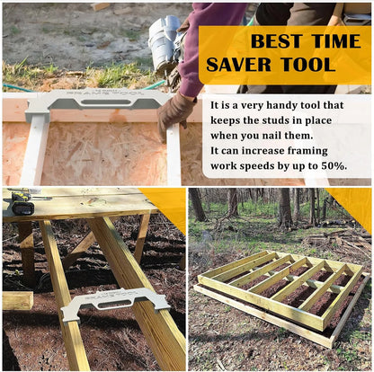 12/14/16-Inch On-Center Stud Framing Layout Tool – product image 6