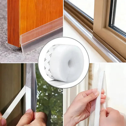 35 mm Self-Adhesive Silicone Door Seal Strip – 20 m Set – product image 4