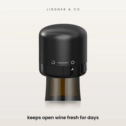 Vacuum Wine & Champagne Bottle Stopper – 2-Piece Set – product image 1