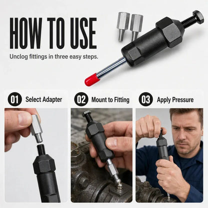 Manual Grease Fitting Unblocker Tool Kit – product image 3