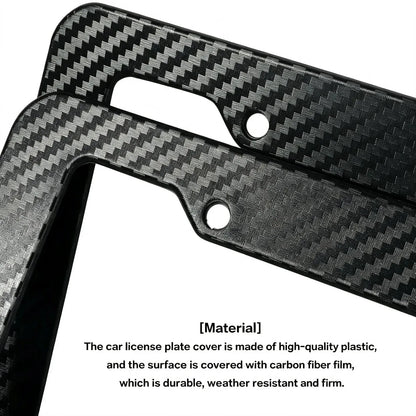 Carbon-Fiber Look License Plate Frames – 2-Pack – product image 5