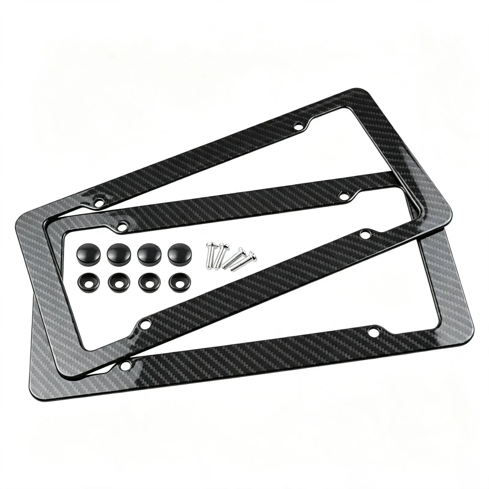 Carbon-Fiber Look License Plate Frames – 2-Pack – product image 6