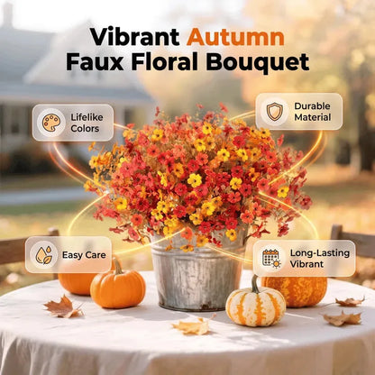 Artificial Autumn Daisy Stems – 6-Piece Bouquet – product image 6