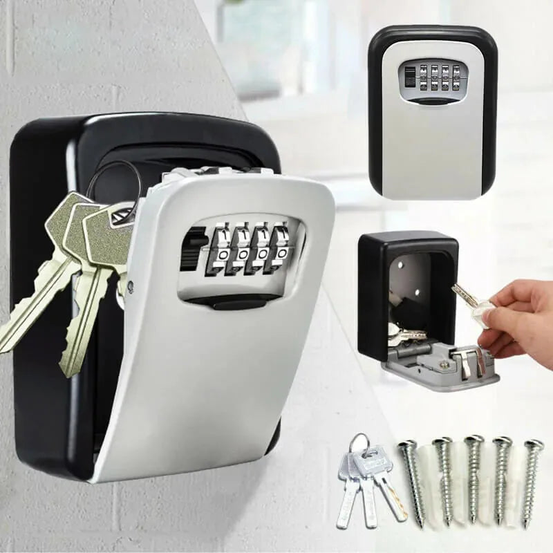 Wall-Mount 4-Digit Combination Key Lock Box – product image 2