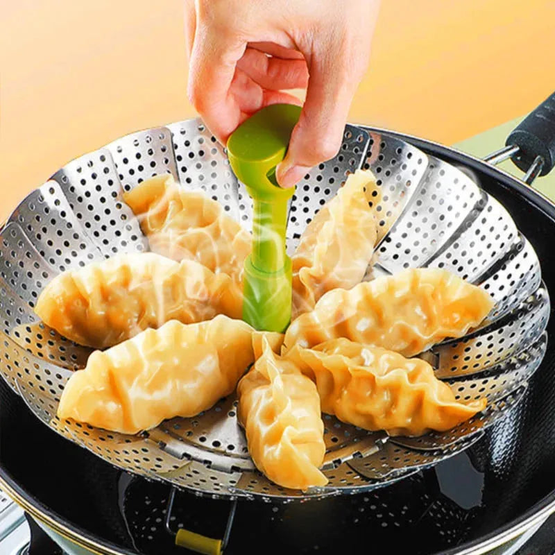 11-Inch Expandable Stainless Steel Steamer Basket – product image 6