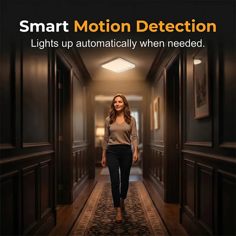 Rechargeable Motion Sensor Ceiling Light with Remote – product image 8