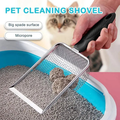 Stainless Steel Fine-Mesh Cat Litter Scoop – product image 3