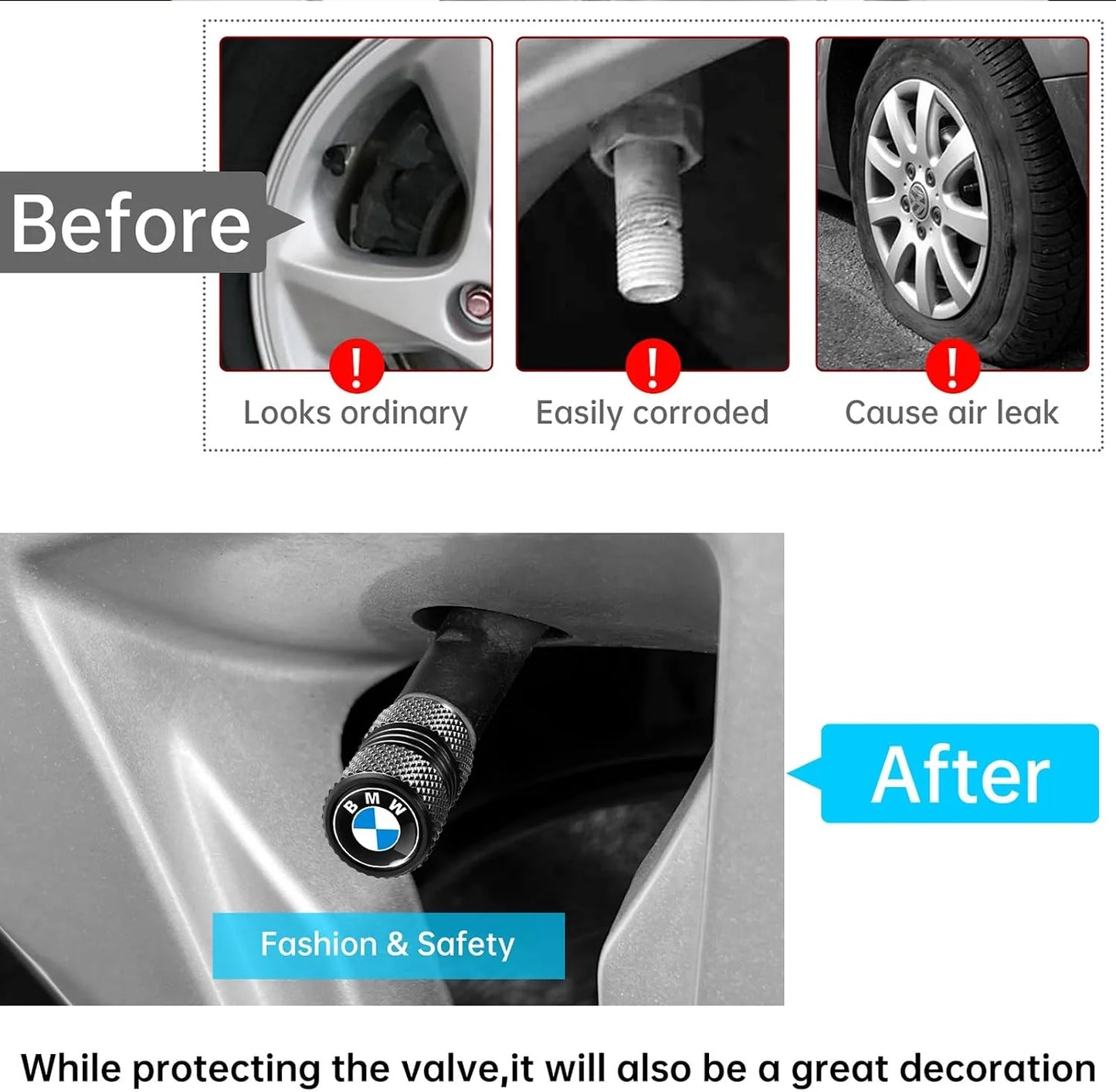 Metal Tire Valve Stem Caps – image 10