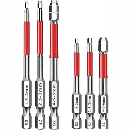 6-Piece Stepped Hex-Shank Driver Bit Set image 2