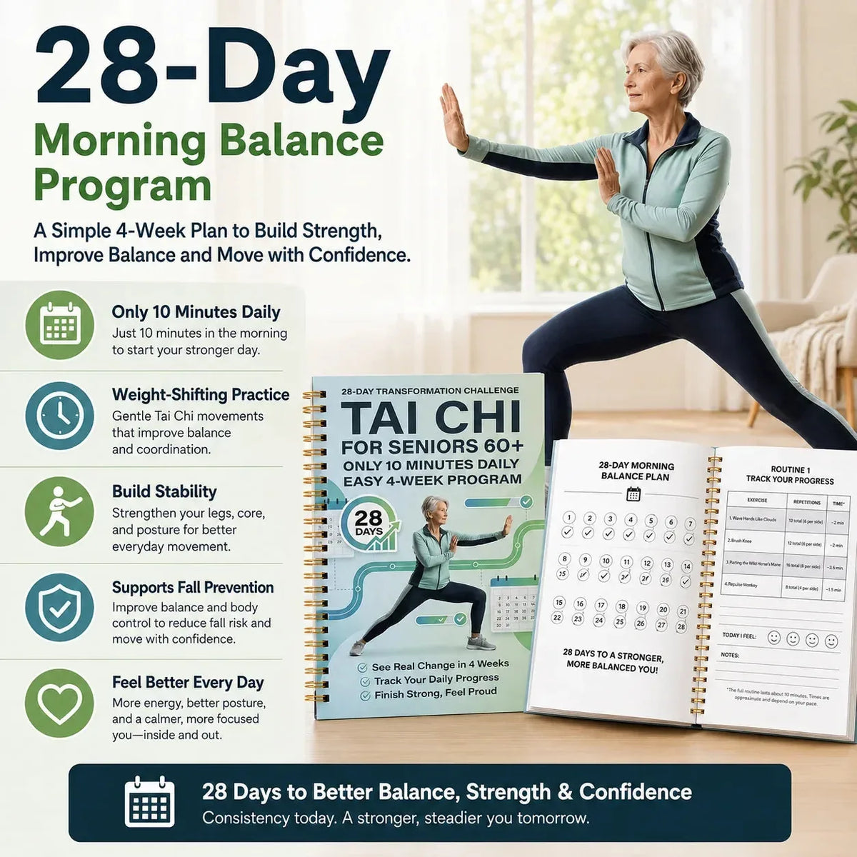 Tai Chi Walking for Seniors 28-Day Spiral Plan – image 5
