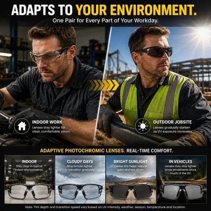 Photochromic Cycling Safety Glasses – image 2