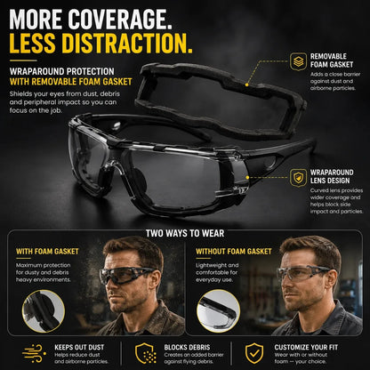 Photochromic Cycling Safety Glasses – image 5