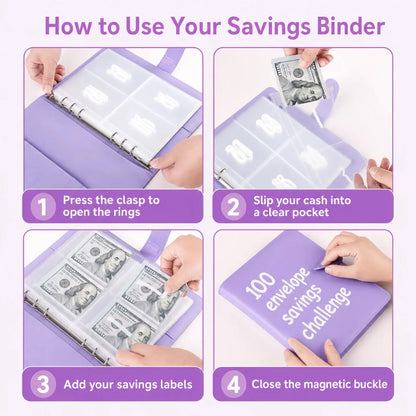 100-Envelope Savings Challenge Binder – image 4