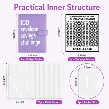 100-Envelope Savings Challenge Binder – image 5
