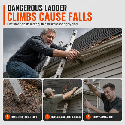 Extendable Ground-Level Gutter Cleaning Tool – image 3