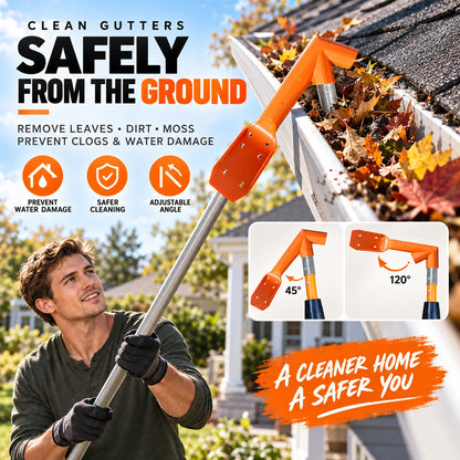 Extendable Ground-Level Gutter Cleaning Tool – image 4
