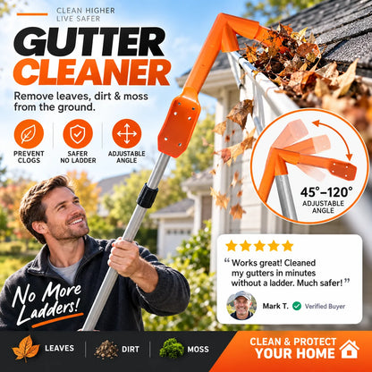 Extendable Ground-Level Gutter Cleaning Tool – image 6