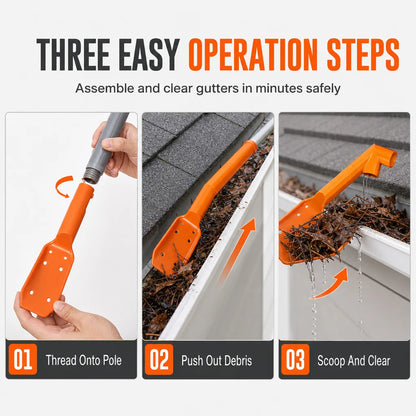 Extendable Ground-Level Gutter Cleaning Tool – image 8