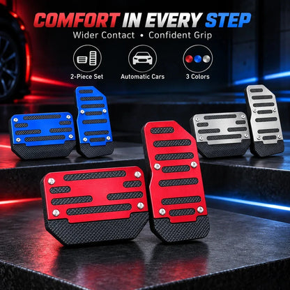 Aluminum Car Pedal Covers – 3 Piece Set – image 1