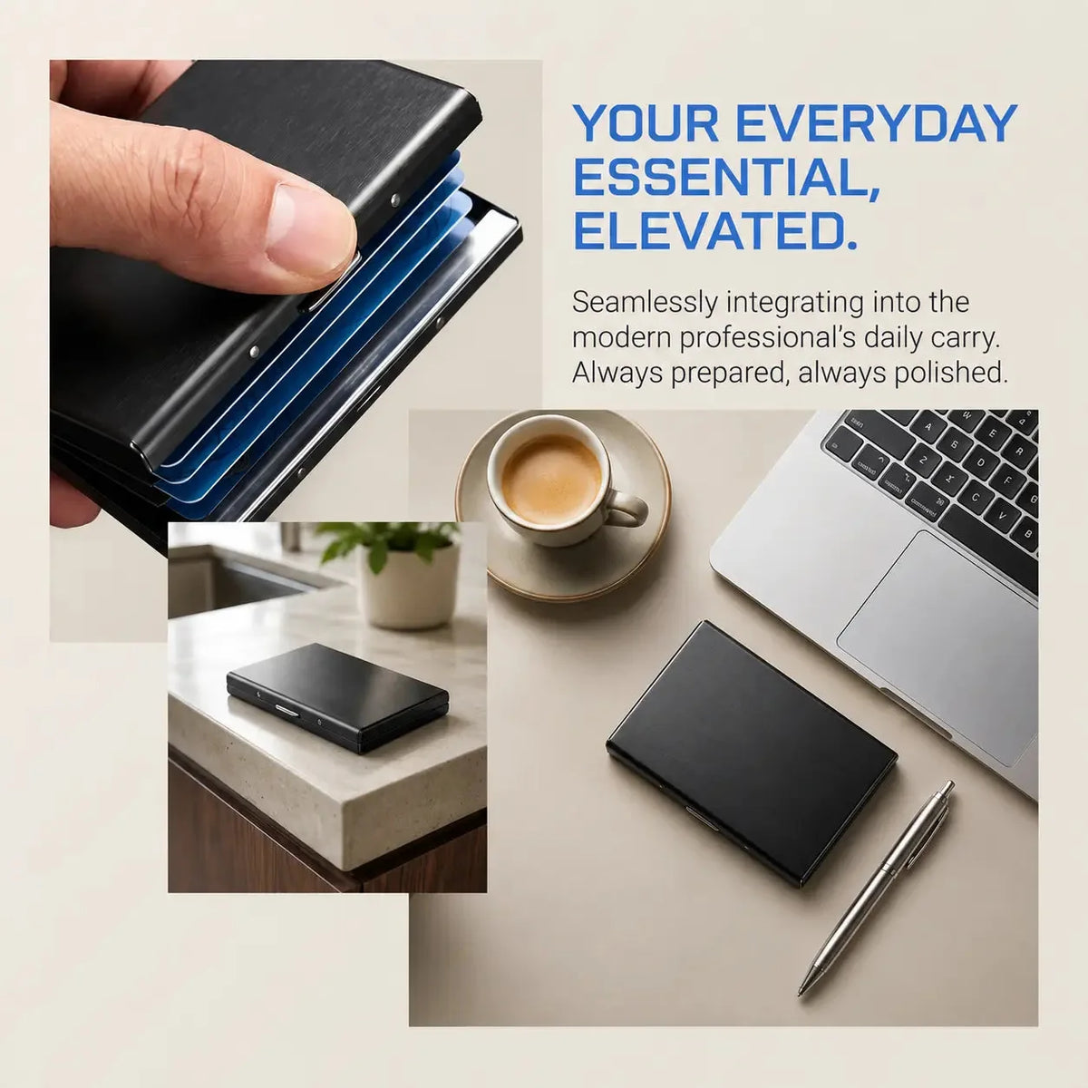 RFID-Blocking Metal Card Holder – 10 Slots – image 5