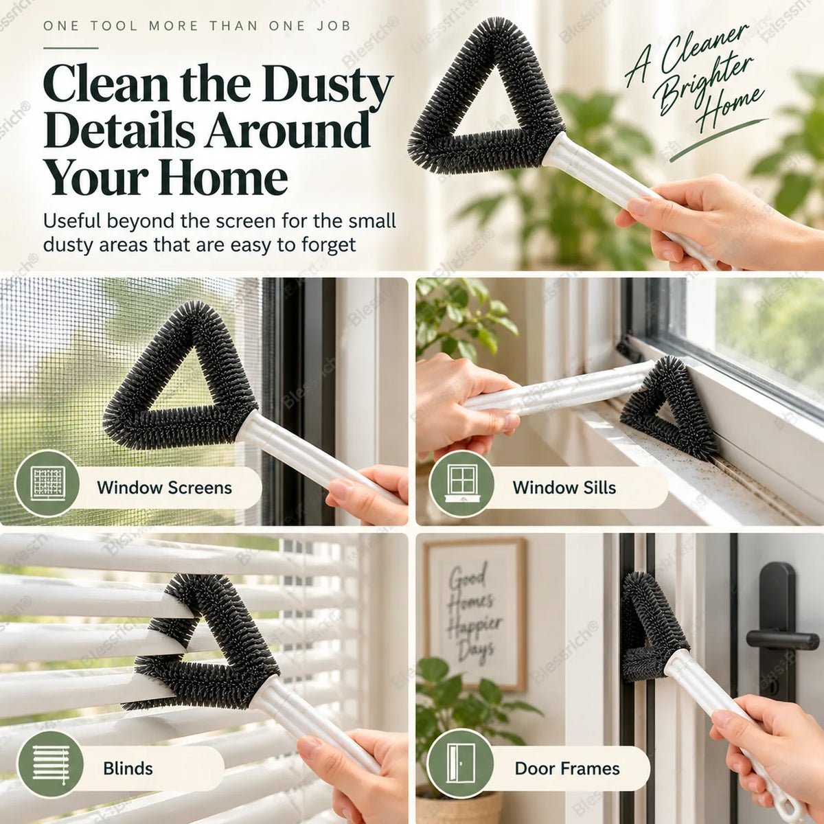 Triangle Window Screen Cleaning Brush – image 6