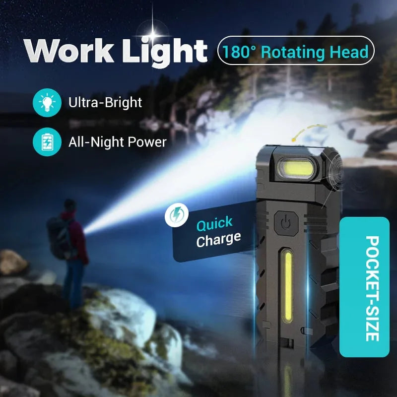 Magnetic Clip-On LED Work Light for Hands-Free Repairs – image 5
