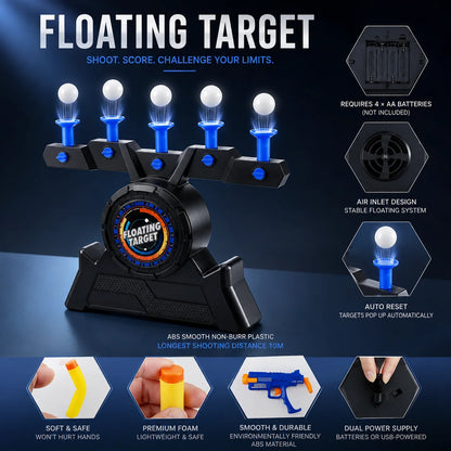 Floating Ball Target Game with Foam Dart Blasters – image 3