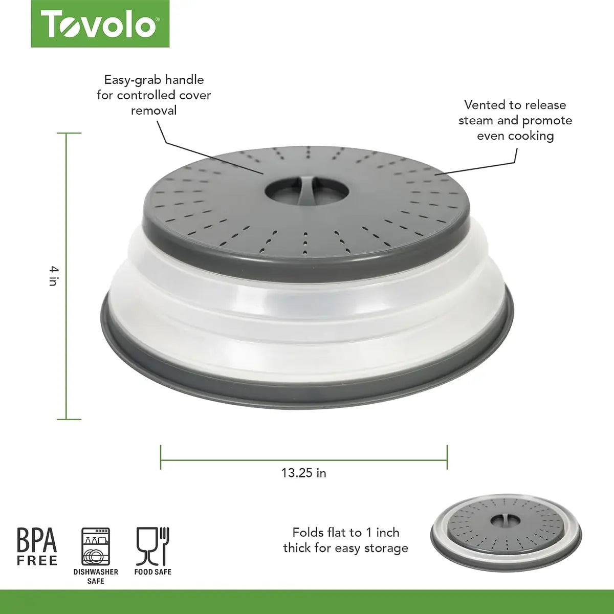 Ventilated Microwave Splatter Cover for Cleaner Everyday Reheating – image 5