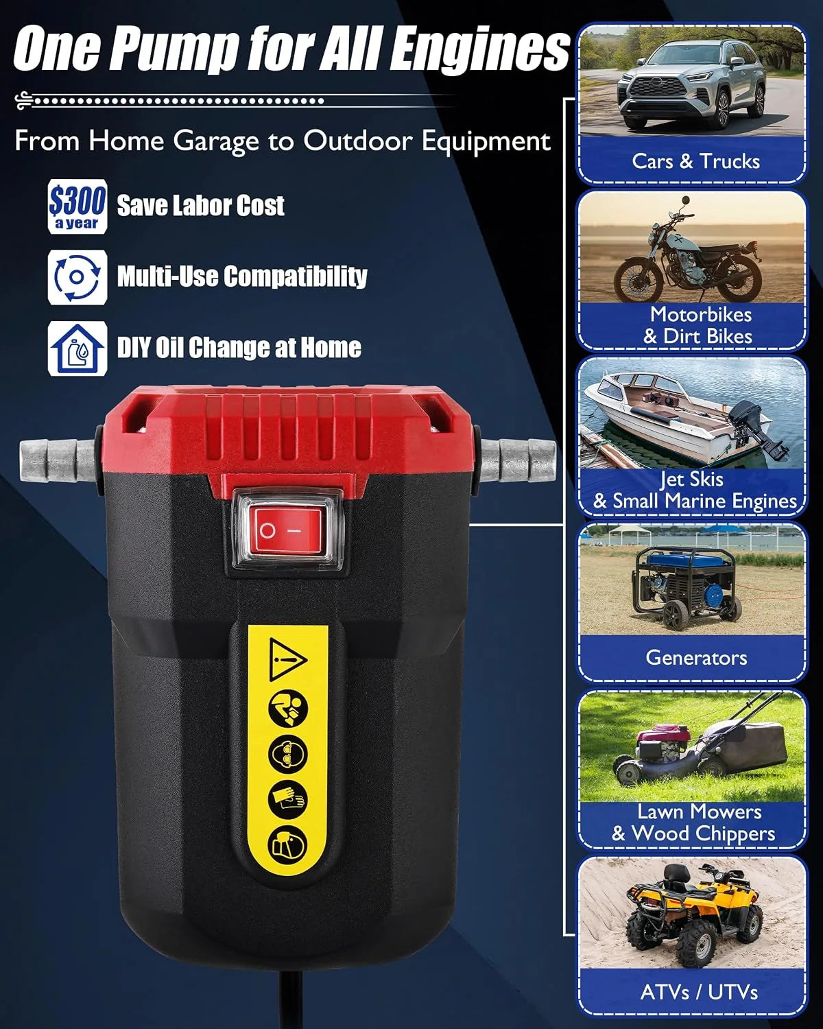 12V/24V Electric Oil Extractor Pump for Vehicle Fluid Changes – image 7