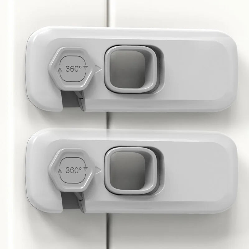 Adhesive Child Safety Cabinet Lock, 2 Pack – image 9