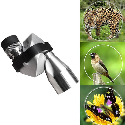 8×20 Right-Angle Monocular Telescope Kit with Phone Clip and Tripod – image 3