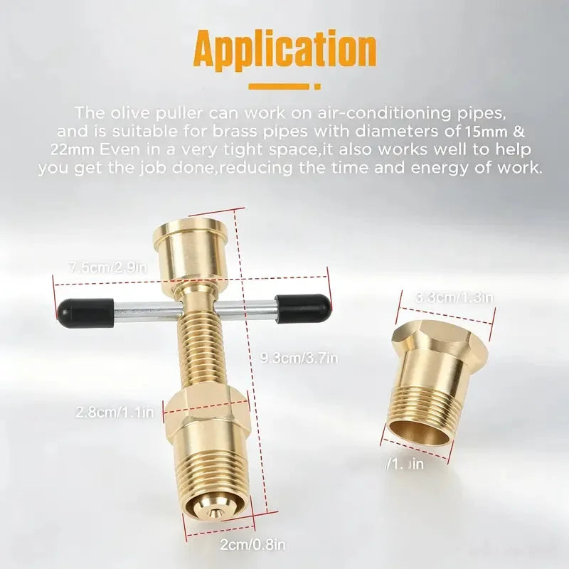 Compression Sleeve Puller Tool for Brass Pipe Fittings – image 3